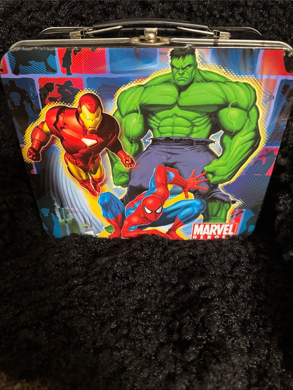 Marvel Colorful Lunchbox - Green, Red, Blue, Yellow